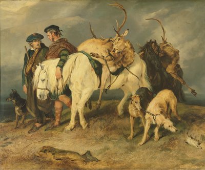 De Terugkeer van de Hertenjagers, 1827 door Edwin Landseer